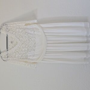 White Lace Dress Size 3x